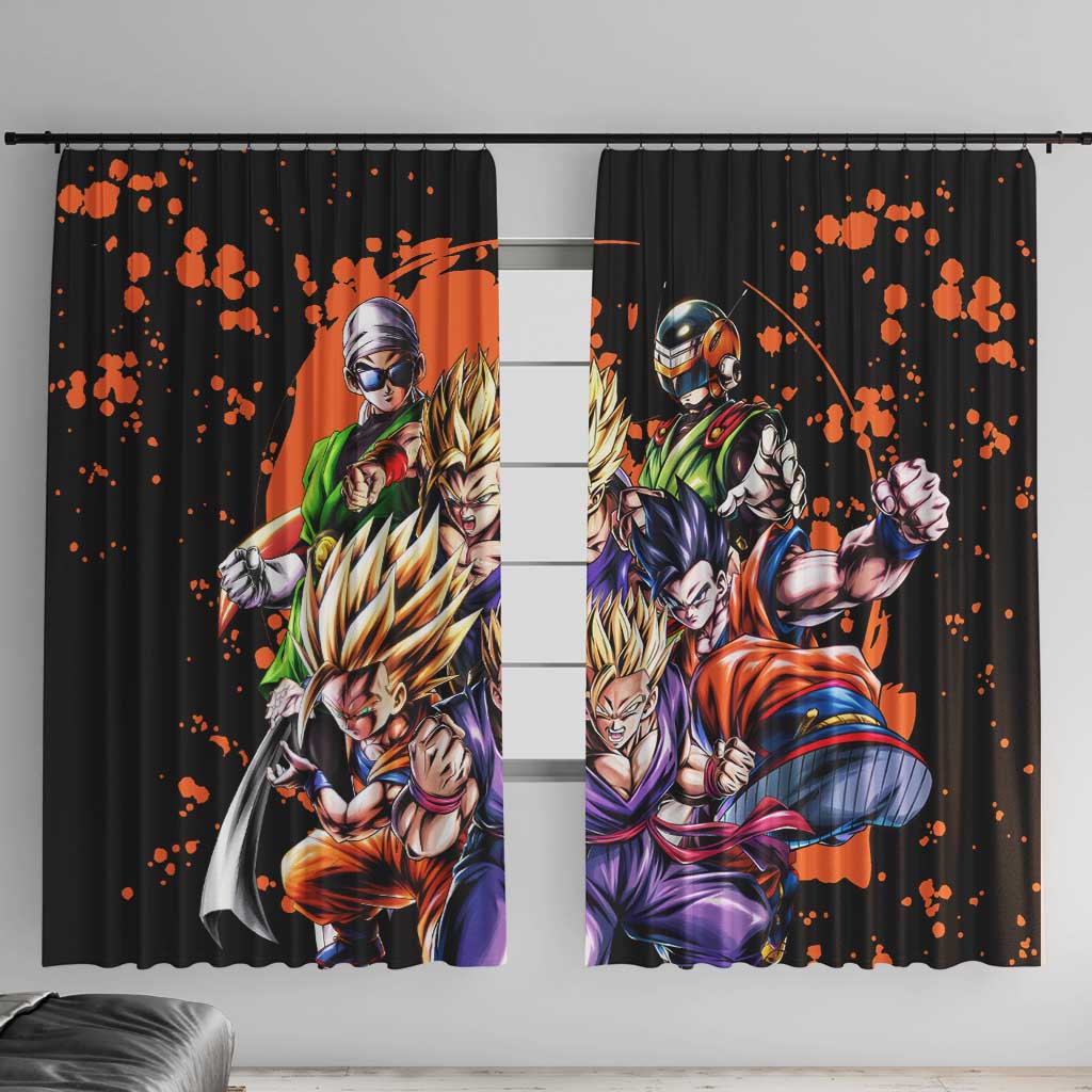 Son Gohan - Dragon Ball Window Curtain Anime Style