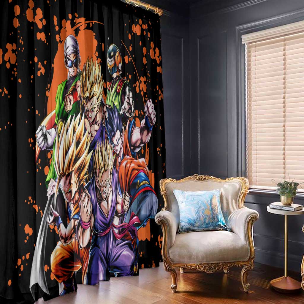 Son Gohan - Dragon Ball Window Curtain Anime Style