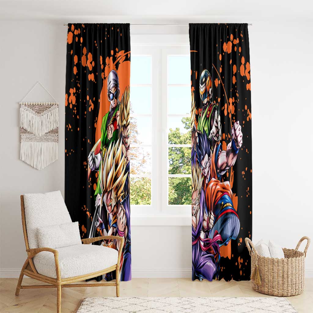 Son Gohan - Dragon Ball Window Curtain Anime Style