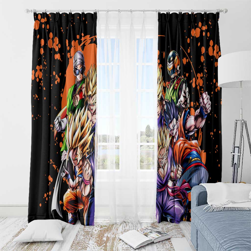 Son Gohan - Dragon Ball Window Curtain Anime Style