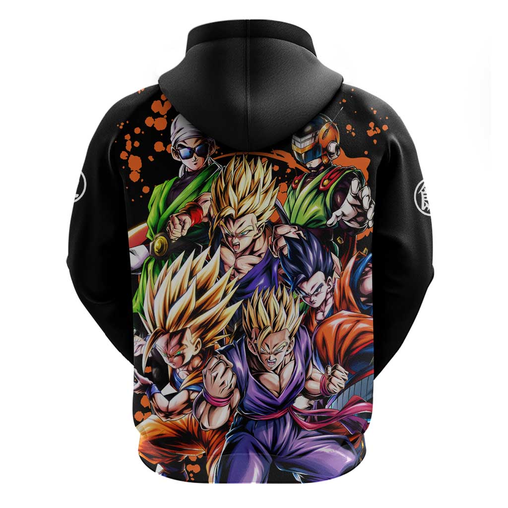 Son Gohan - Dragon Ball Zip Hoodie Anime Style