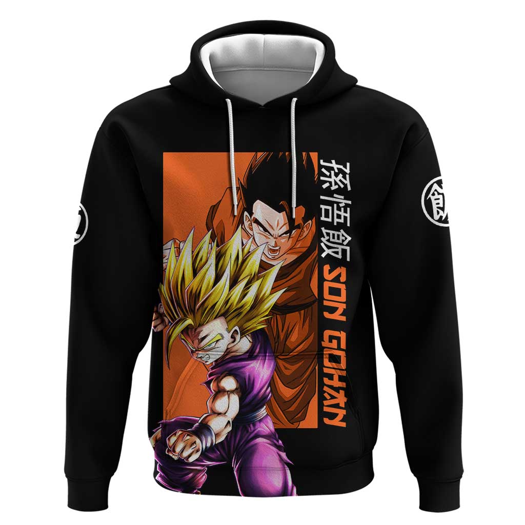 Son Gohan - Dragon Ball Zip Hoodie Anime Style