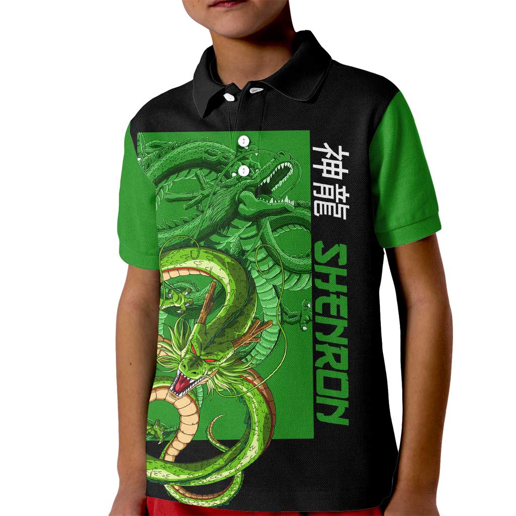 Shenron - Dragon Ball Kid Polo Shirt Anime Style
