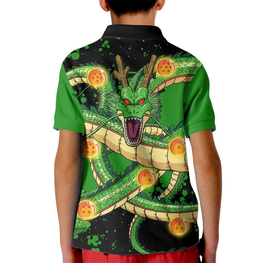 Shenron - Dragon Ball Kid Polo Shirt Anime Style