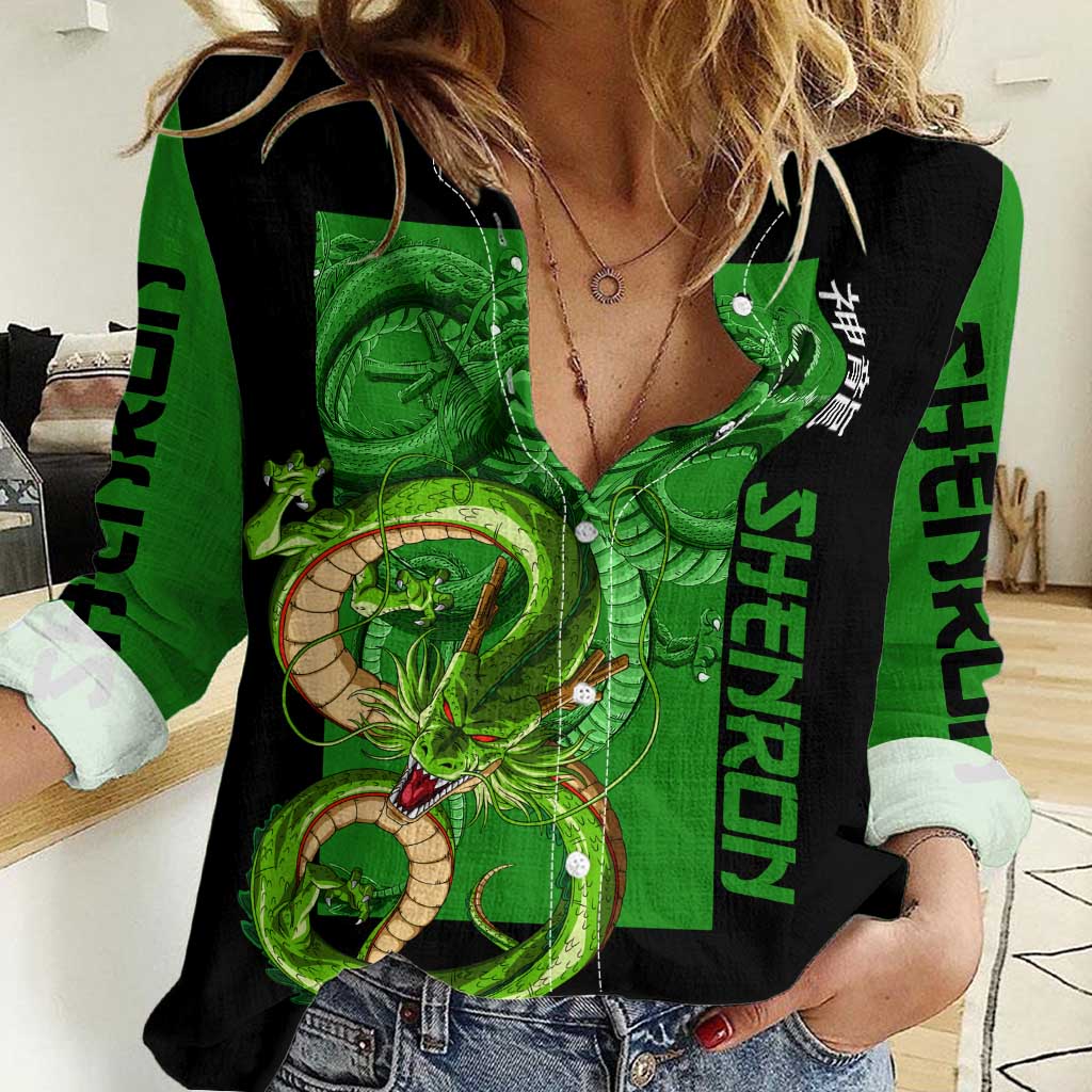 Shenron - Dragon Ball Women Casual Shirt Anime Style