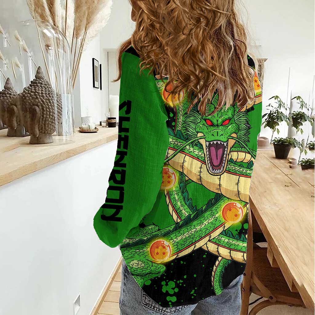 Shenron - Dragon Ball Women Casual Shirt Anime Style