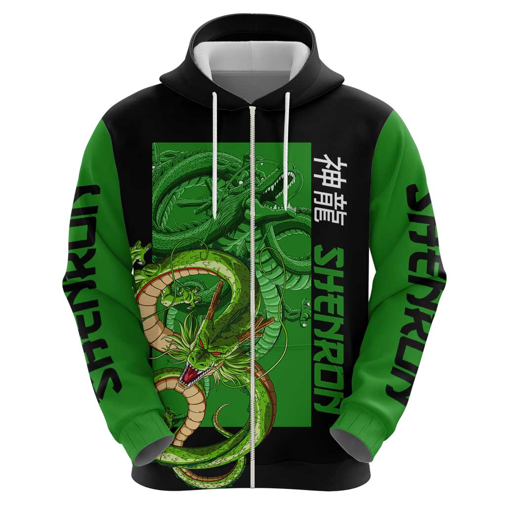 Shenron - Dragon Ball Zip Hoodie Anime Style