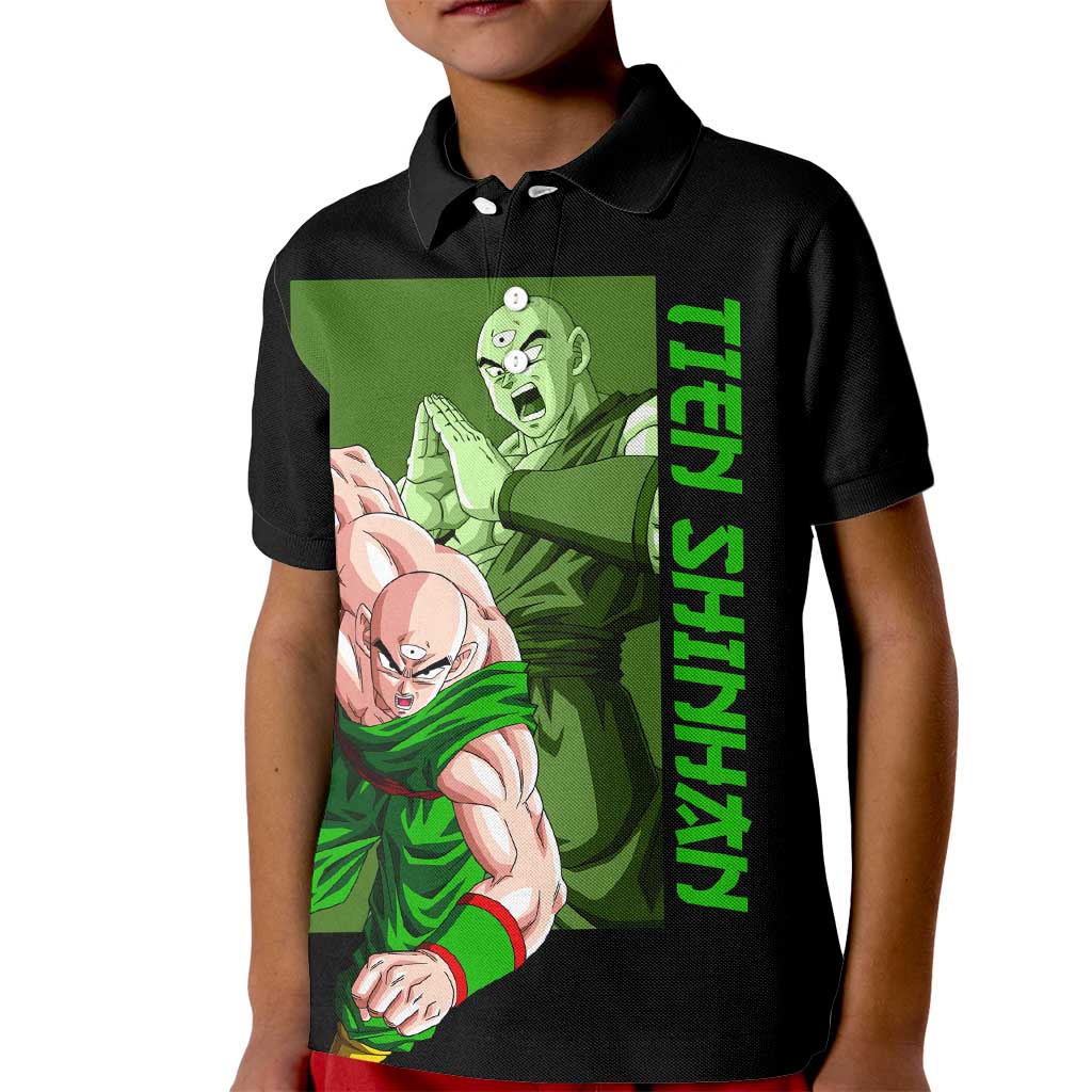 Tien Shinhan - Dragon Ball Z Kid Polo Shirt Anime Style