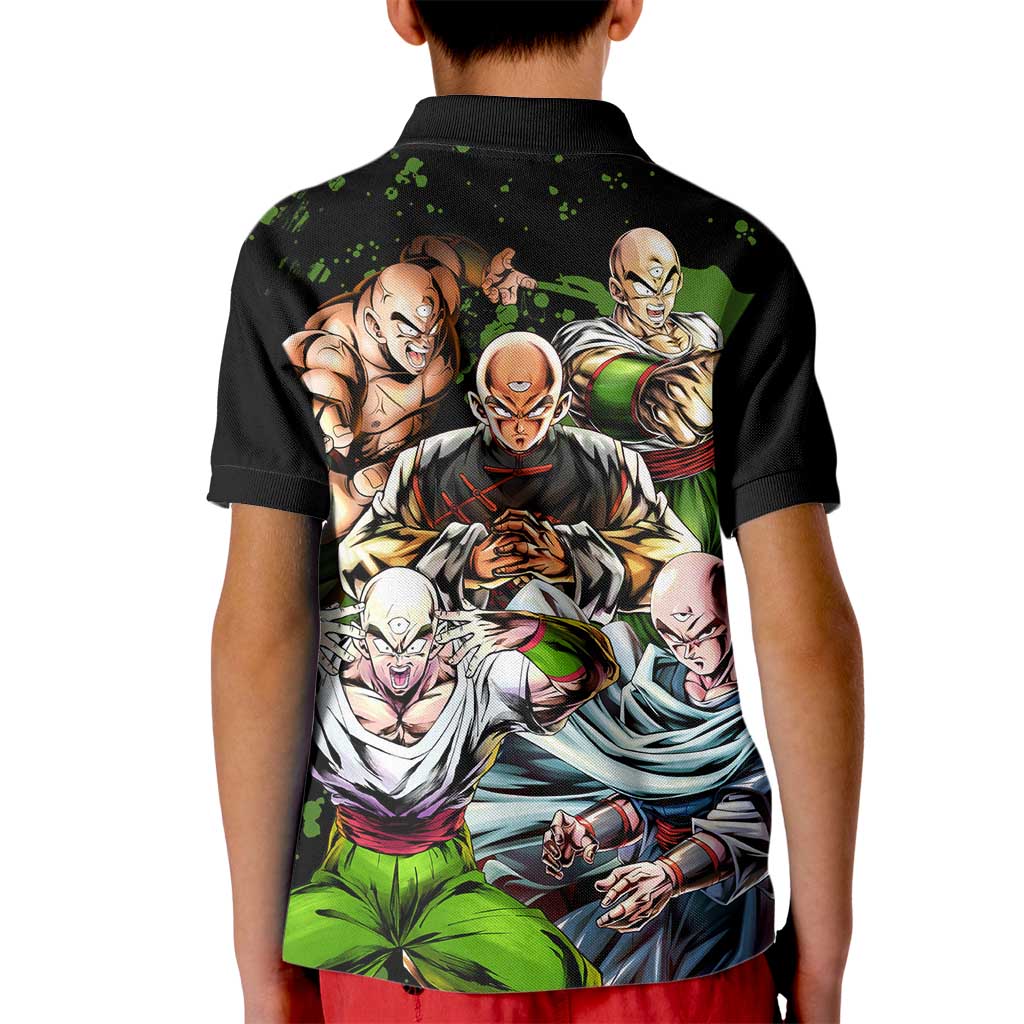 Tien Shinhan - Dragon Ball Z Kid Polo Shirt Anime Style