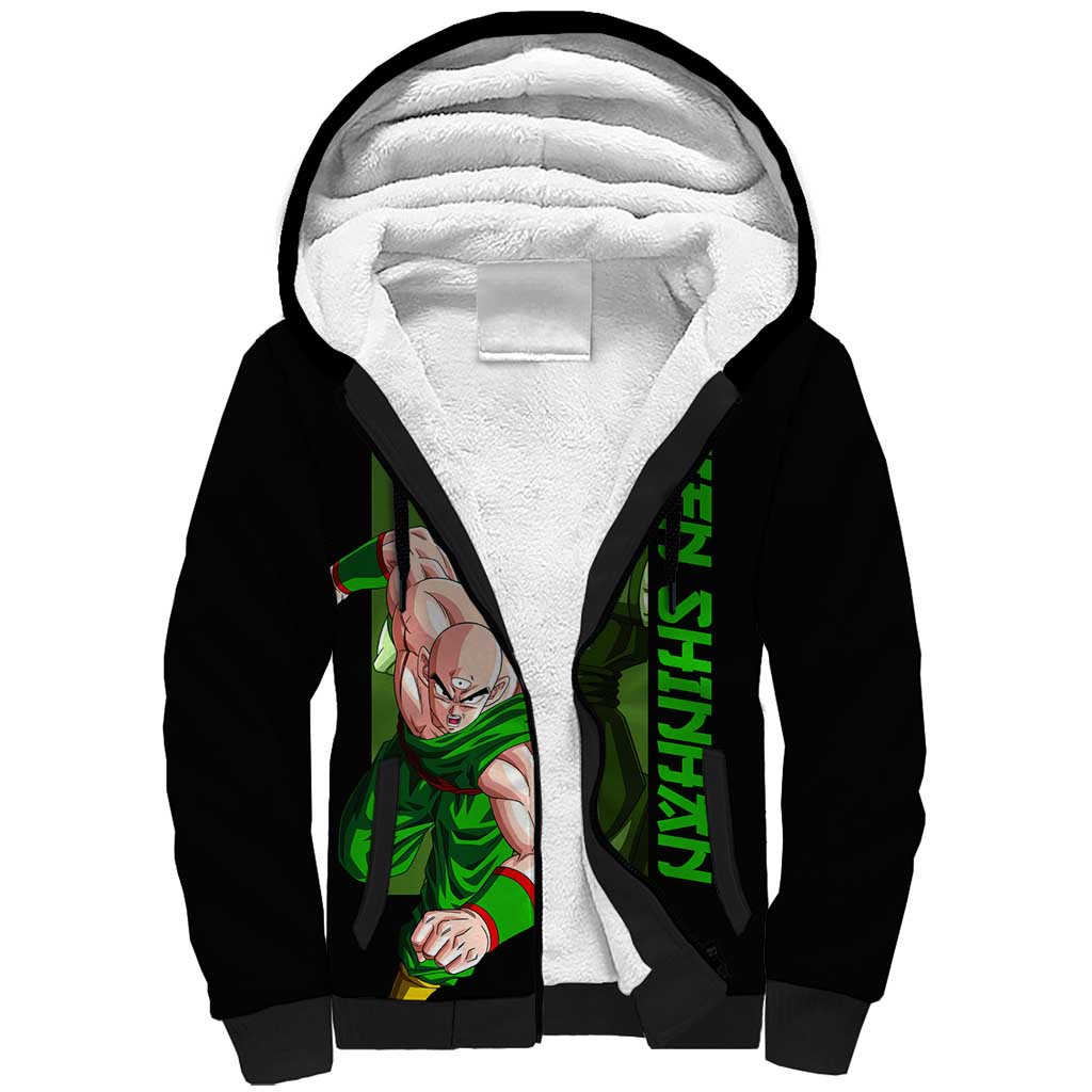 Tien Shinhan - Dragon Ball Z Sherpa Hoodie Anime Style
