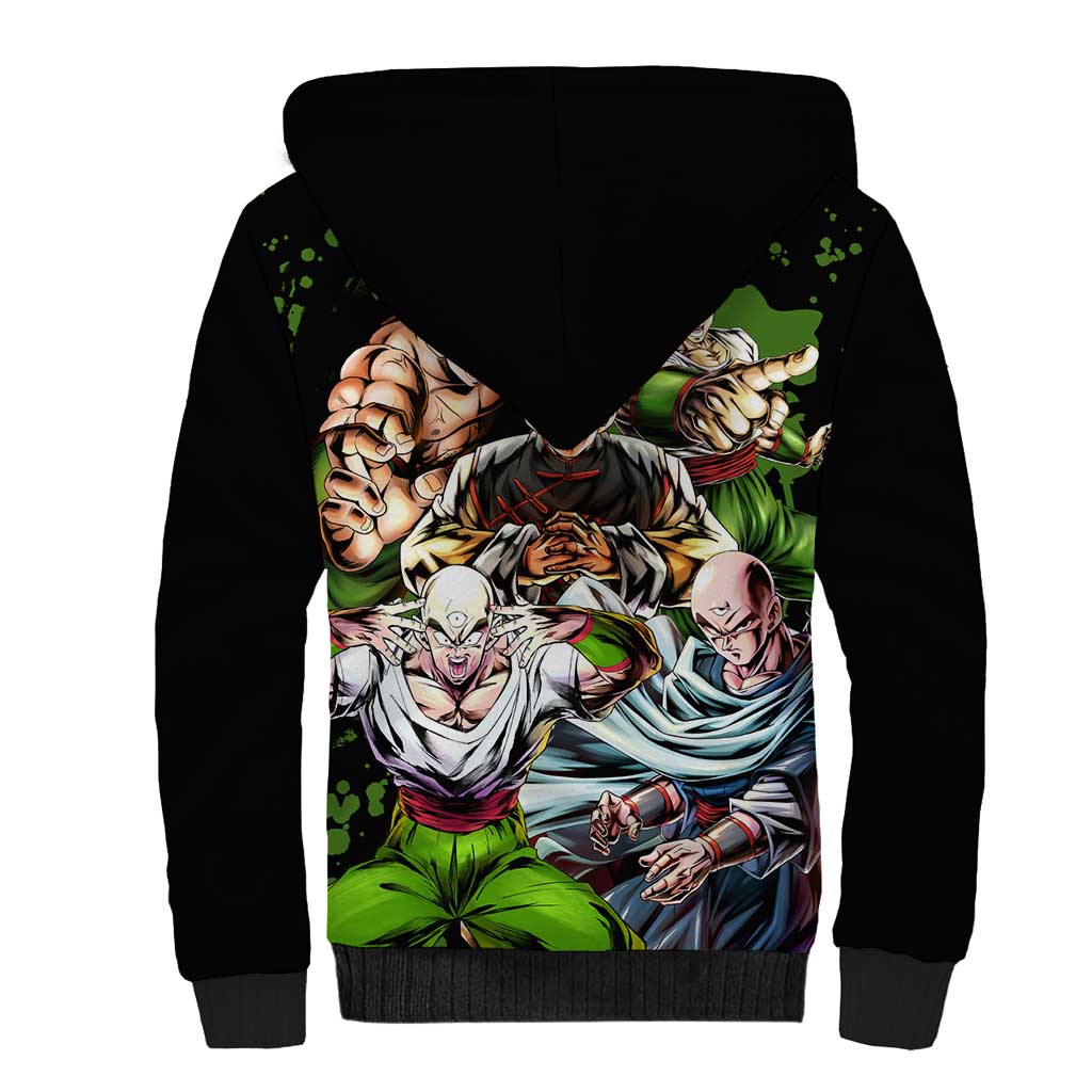 Tien Shinhan - Dragon Ball Z Sherpa Hoodie Anime Style