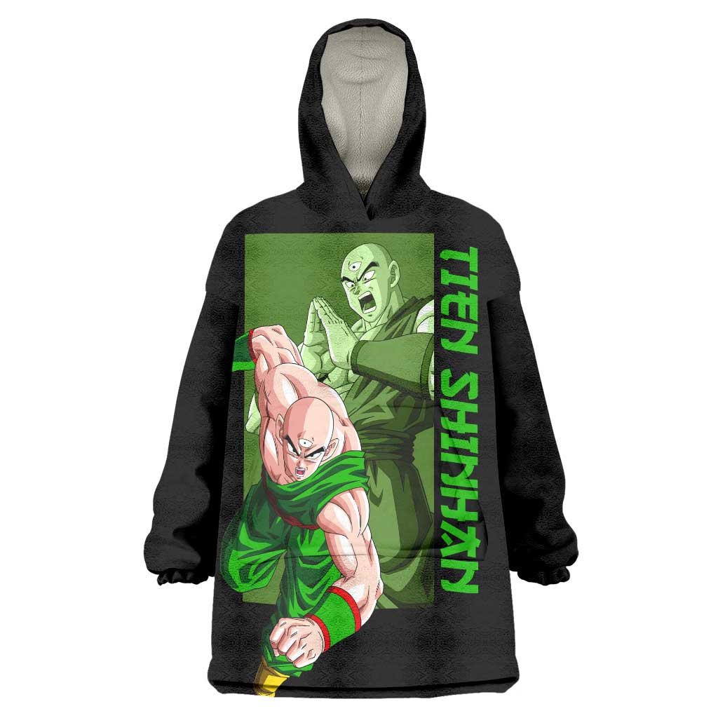 Tien Shinhan - Dragon Ball Z Wearable Blanket Hoodie Anime Style