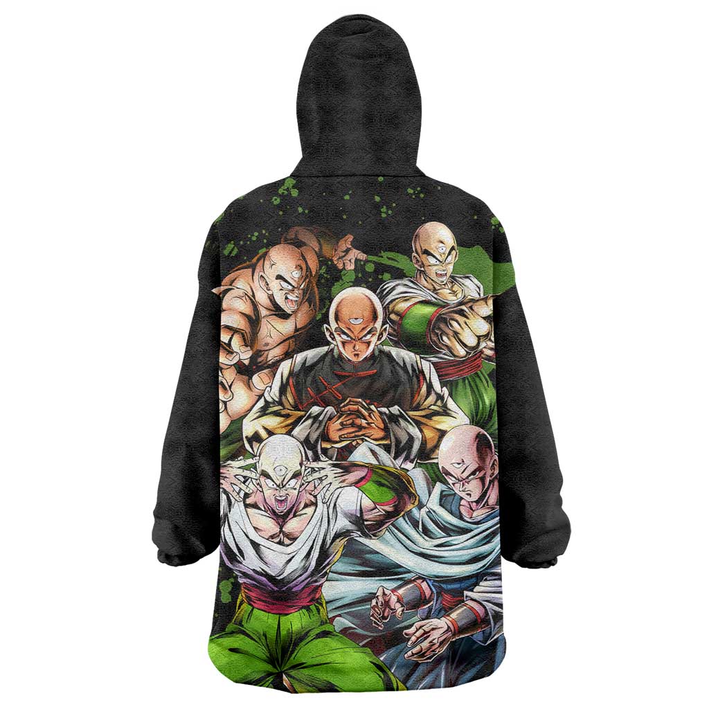 Tien Shinhan - Dragon Ball Z Wearable Blanket Hoodie Anime Style