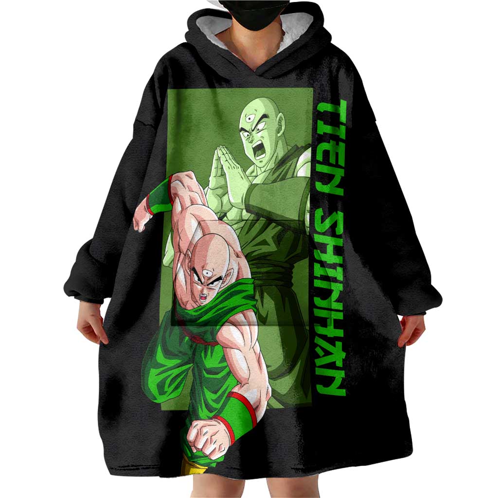 Tien Shinhan - Dragon Ball Z Wearable Blanket Hoodie Anime Style