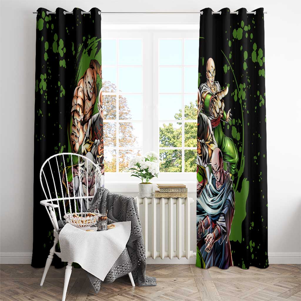Tien Shinhan - Dragon Ball Z Window Curtain Anime Style