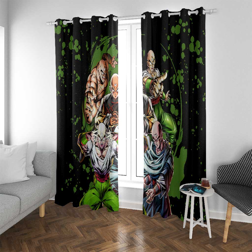 Tien Shinhan - Dragon Ball Z Window Curtain Anime Style