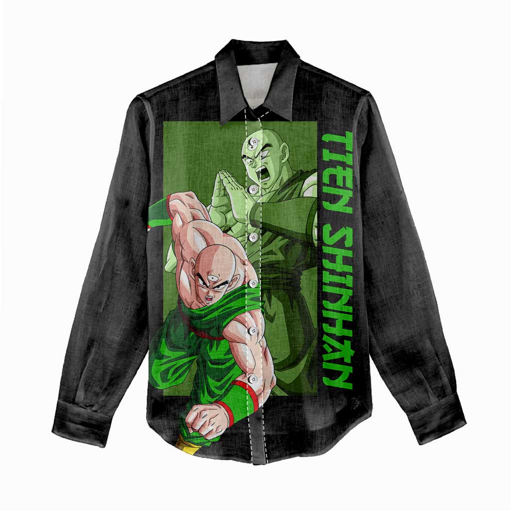 Tien Shinhan - Dragon Ball Z Women Casual Shirt Anime Style