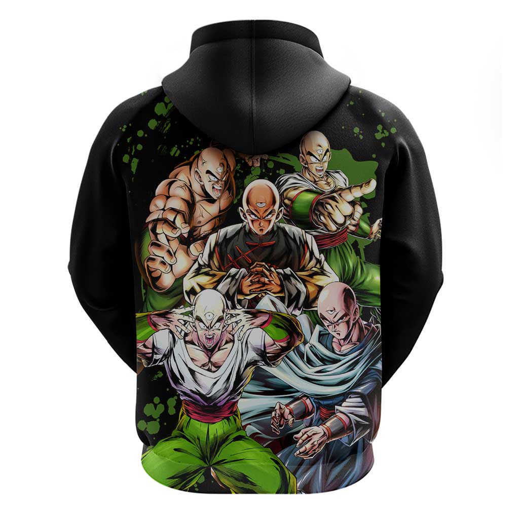 Tien Shinhan - Dragon Ball Z Zip Hoodie Anime Style