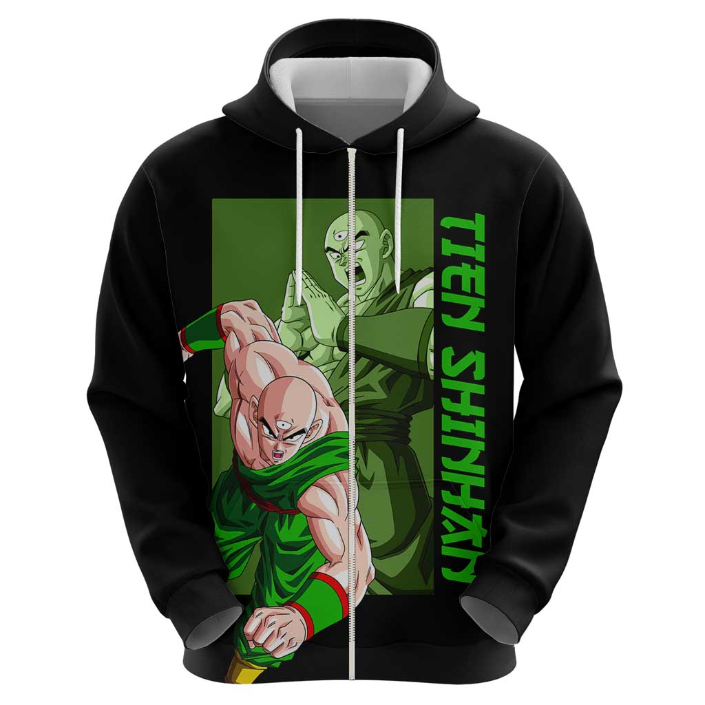 Tien Shinhan - Dragon Ball Z Zip Hoodie Anime Style