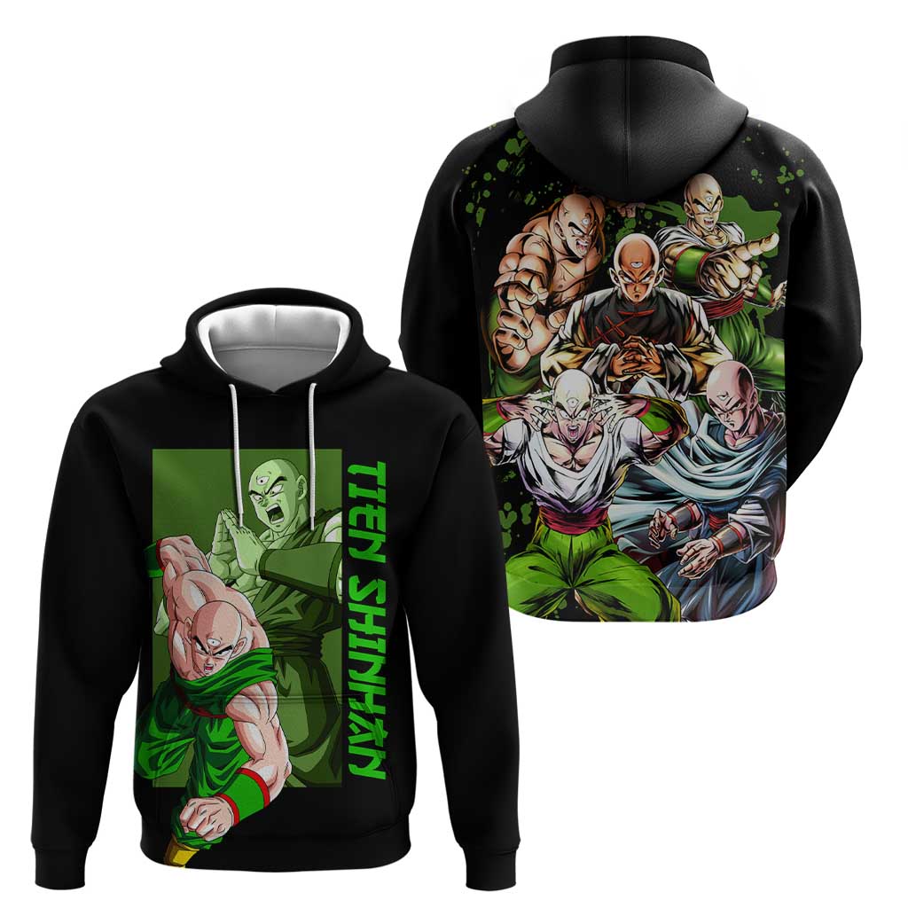 Tien Shinhan - Dragon Ball Z Zip Hoodie Anime Style