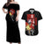 Jiren - Dragon Ball Couples Matching Off Shoulder Maxi Dress and Hawaiian Shirt Anime Style