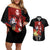 Jiren - Dragon Ball Couples Matching Off Shoulder Short Dress and Hawaiian Shirt Anime Style