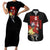 Jiren - Dragon Ball Couples Matching Short Sleeve Bodycon Dress and Hawaiian Shirt Anime Style