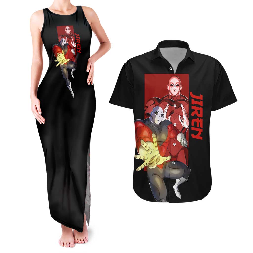 Jiren - Dragon Ball Couples Matching Tank Maxi Dress and Hawaiian Shirt Anime Style