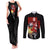 Jiren - Dragon Ball Couples Matching Tank Maxi Dress and Long Sleeve Button Shirt Anime Style