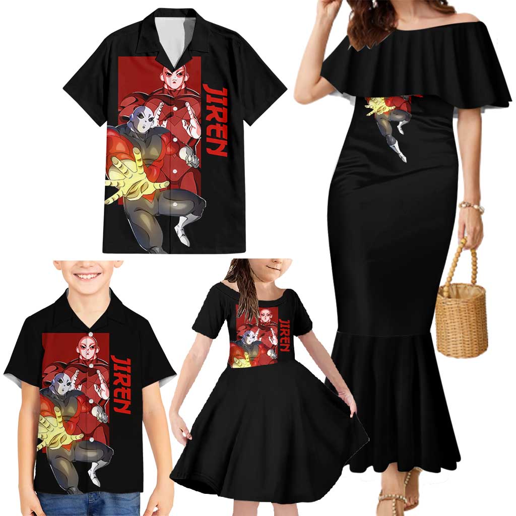 Jiren - Dragon Ball Family Matching Mermaid Dress and Hawaiian Shirt Anime Style