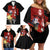 Jiren - Dragon Ball Family Matching Off Shoulder Short Dress and Hawaiian Shirt Anime Style