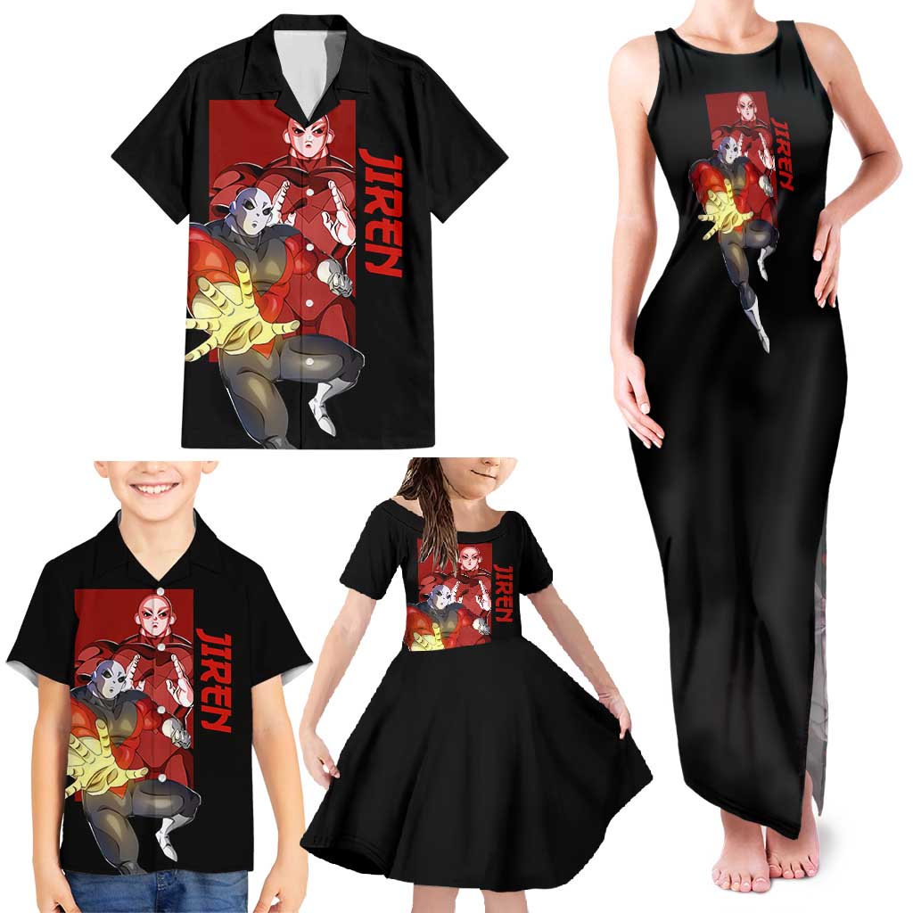 Jiren - Dragon Ball Family Matching Tank Maxi Dress and Hawaiian Shirt Anime Style