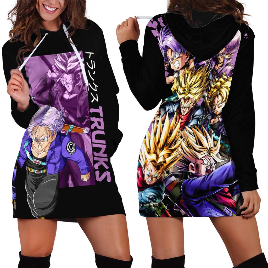 Trunks - Dragon Ball Z Hoodie Dress Anime Style