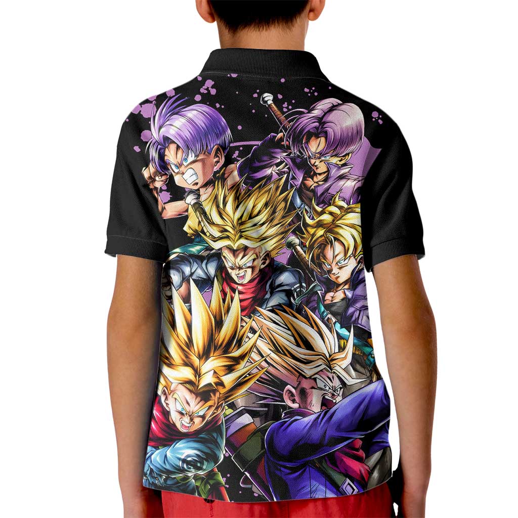 Trunks - Dragon Ball Z Kid Polo Shirt Anime Style