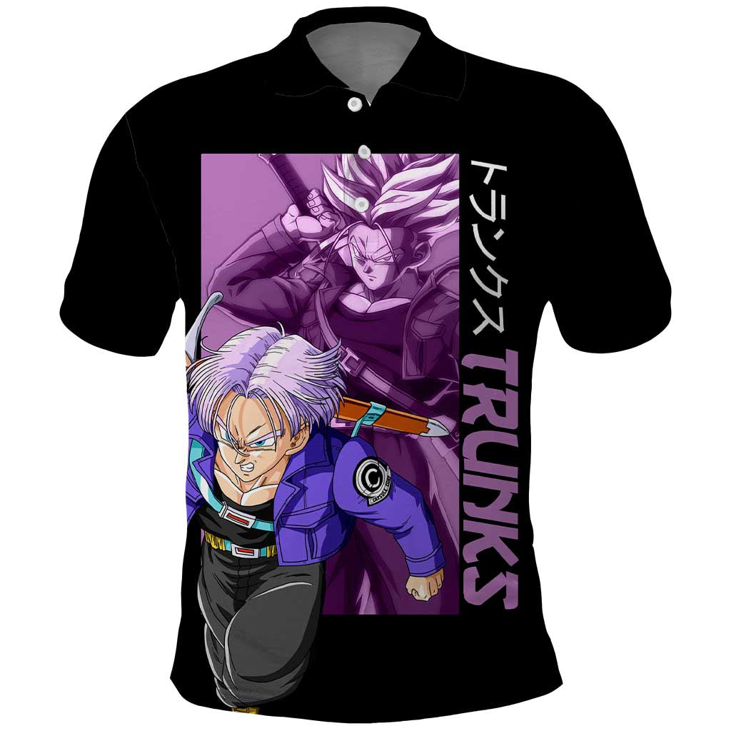 Trunks - Dragon Ball Z Polo Shirt Anime Style