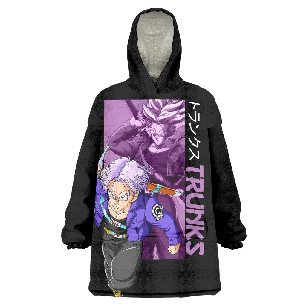 Trunks - Dragon Ball Z Wearable Blanket Hoodie Anime Style