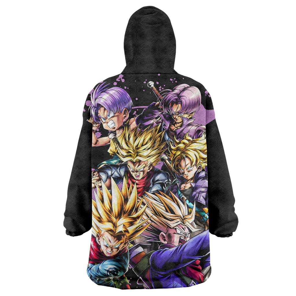 Trunks - Dragon Ball Z Wearable Blanket Hoodie Anime Style