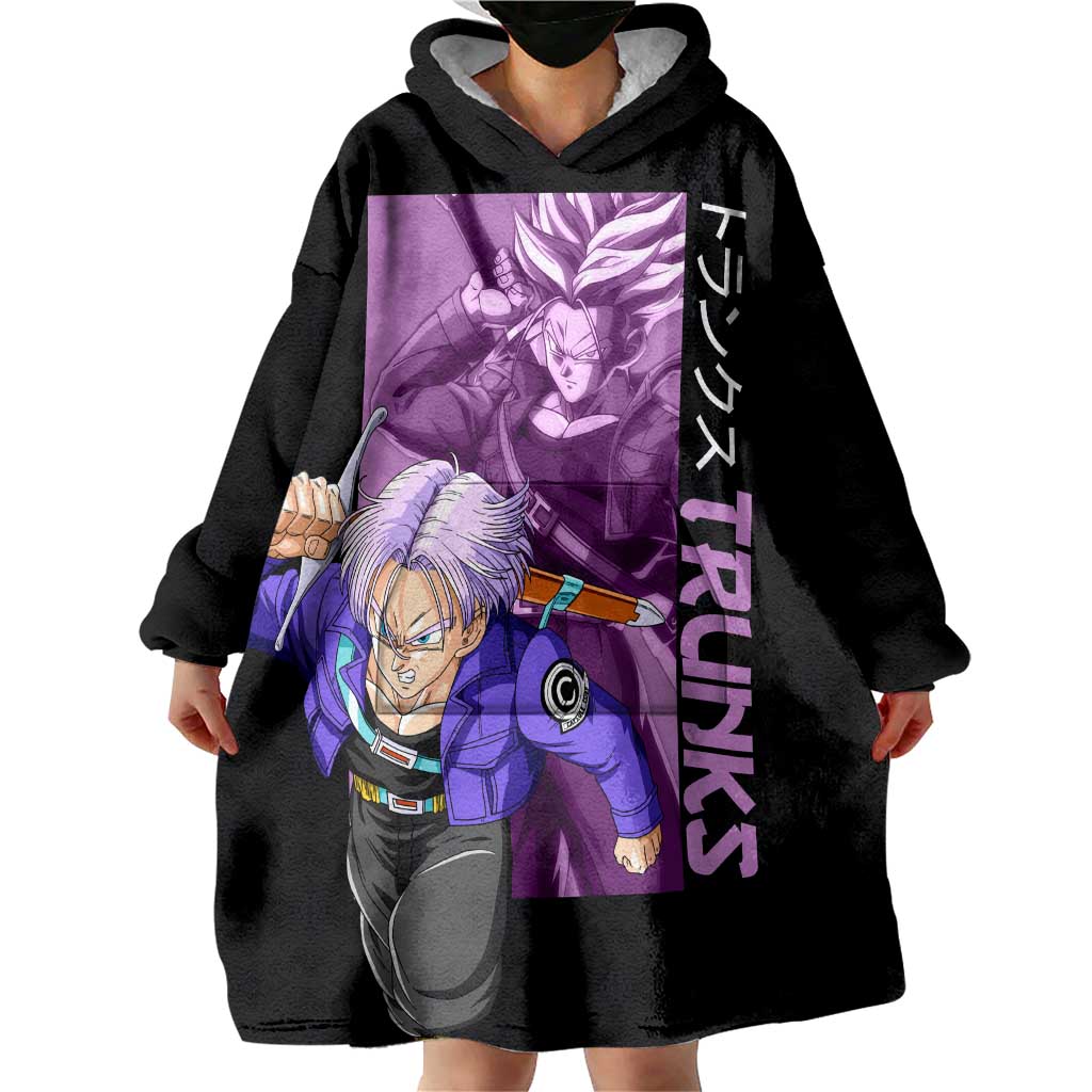 Trunks - Dragon Ball Z Wearable Blanket Hoodie Anime Style