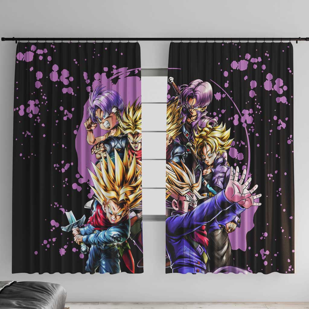 Trunks - Dragon Ball Z Window Curtain Anime Style