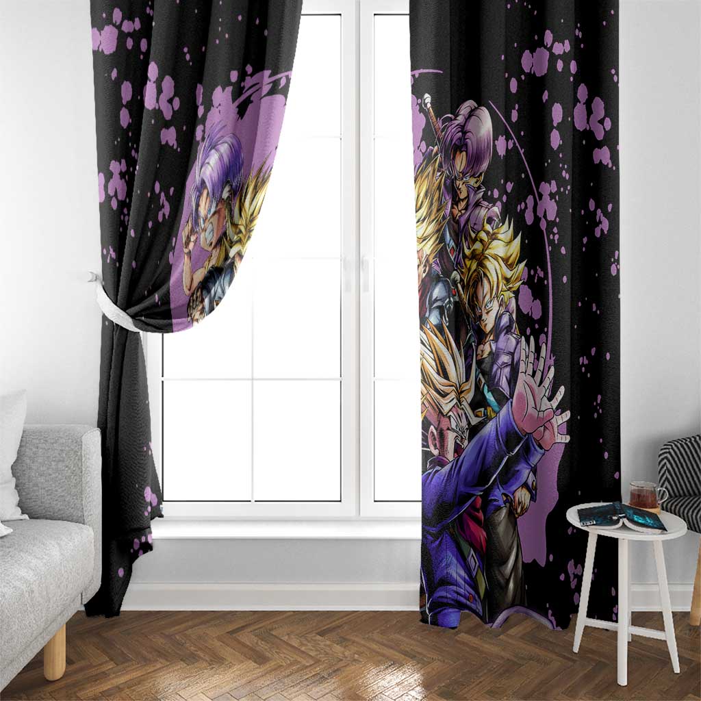 Trunks - Dragon Ball Z Window Curtain Anime Style