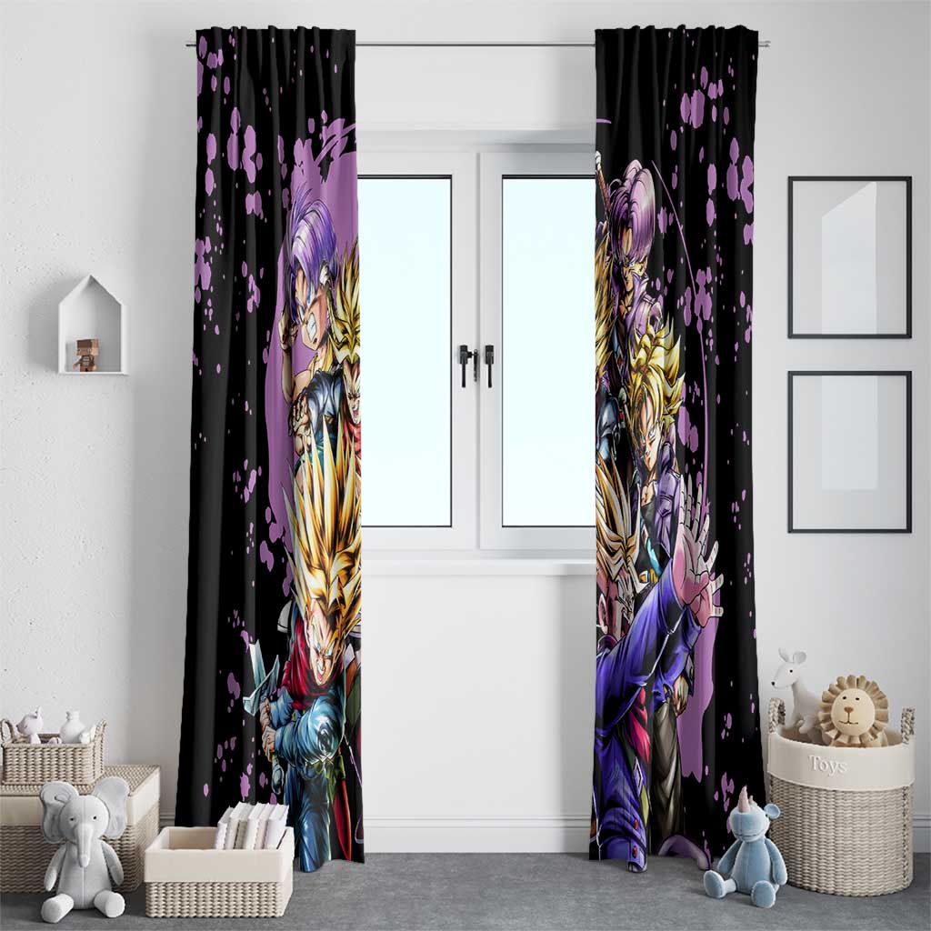Trunks - Dragon Ball Z Window Curtain Anime Style