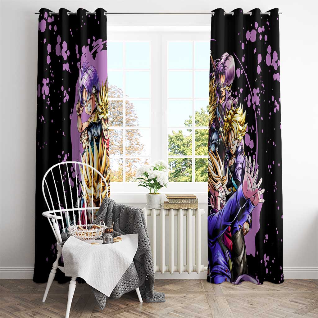 Trunks - Dragon Ball Z Window Curtain Anime Style