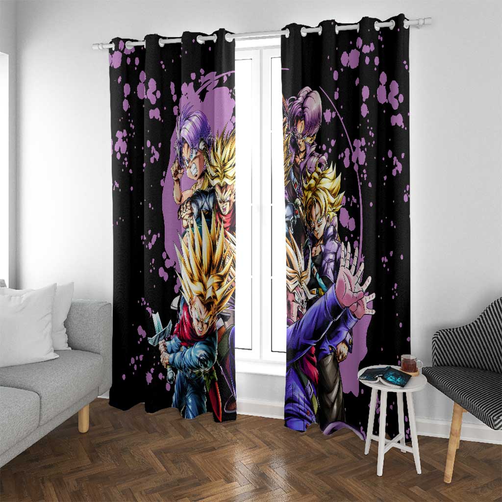 Trunks - Dragon Ball Z Window Curtain Anime Style