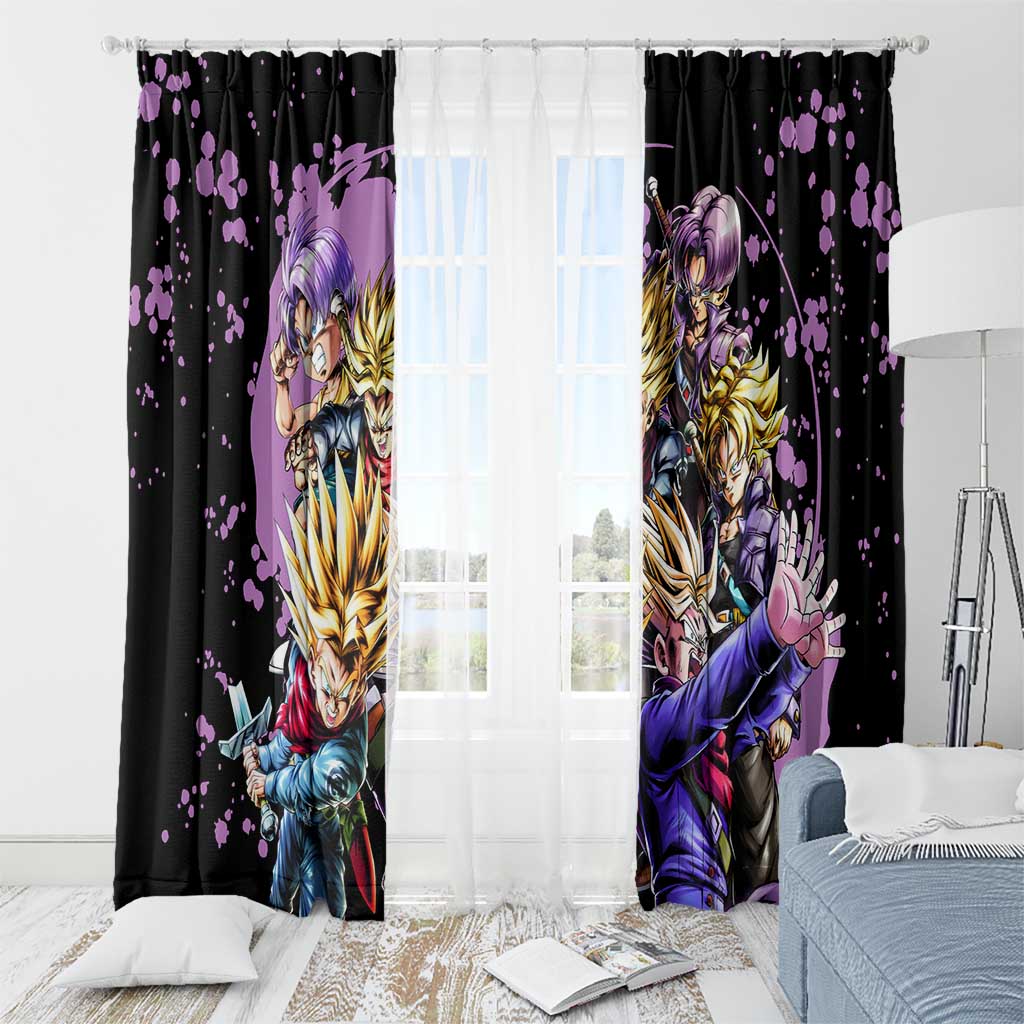 Trunks - Dragon Ball Z Window Curtain Anime Style