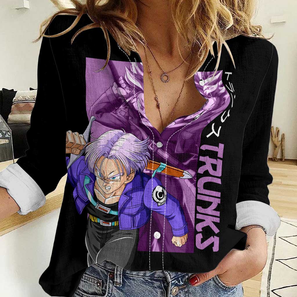Trunks - Dragon Ball Z Women Casual Shirt Anime Style