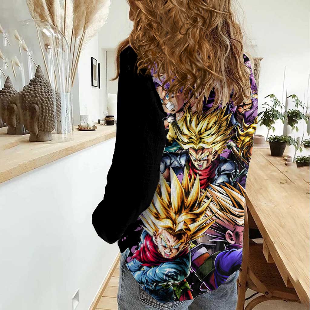 Trunks - Dragon Ball Z Women Casual Shirt Anime Style