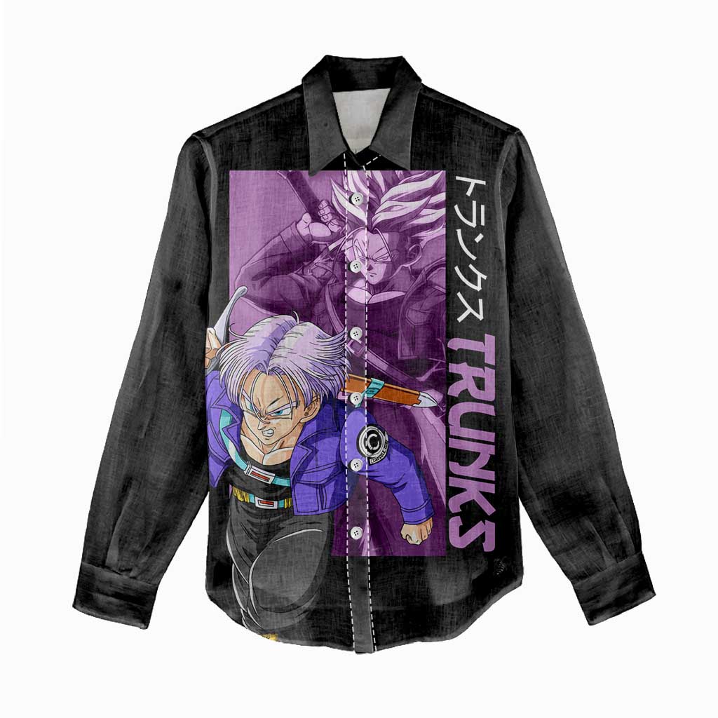 Trunks - Dragon Ball Z Women Casual Shirt Anime Style