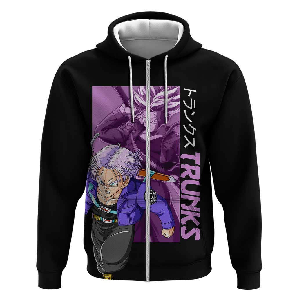 Trunks - Dragon Ball Z Zip Hoodie Anime Style