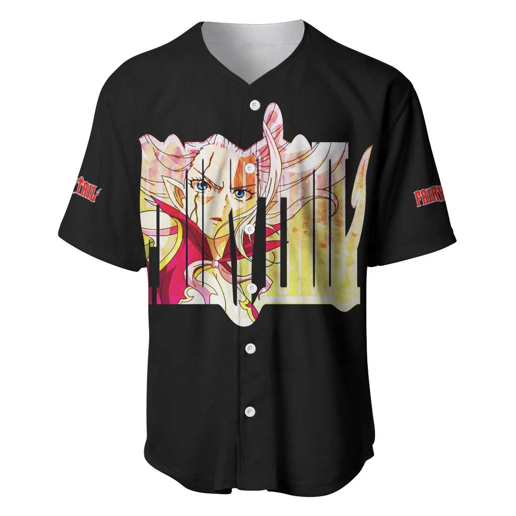 Mirajane Strauss - Fairy Tail Baseball Jersey Anime Style