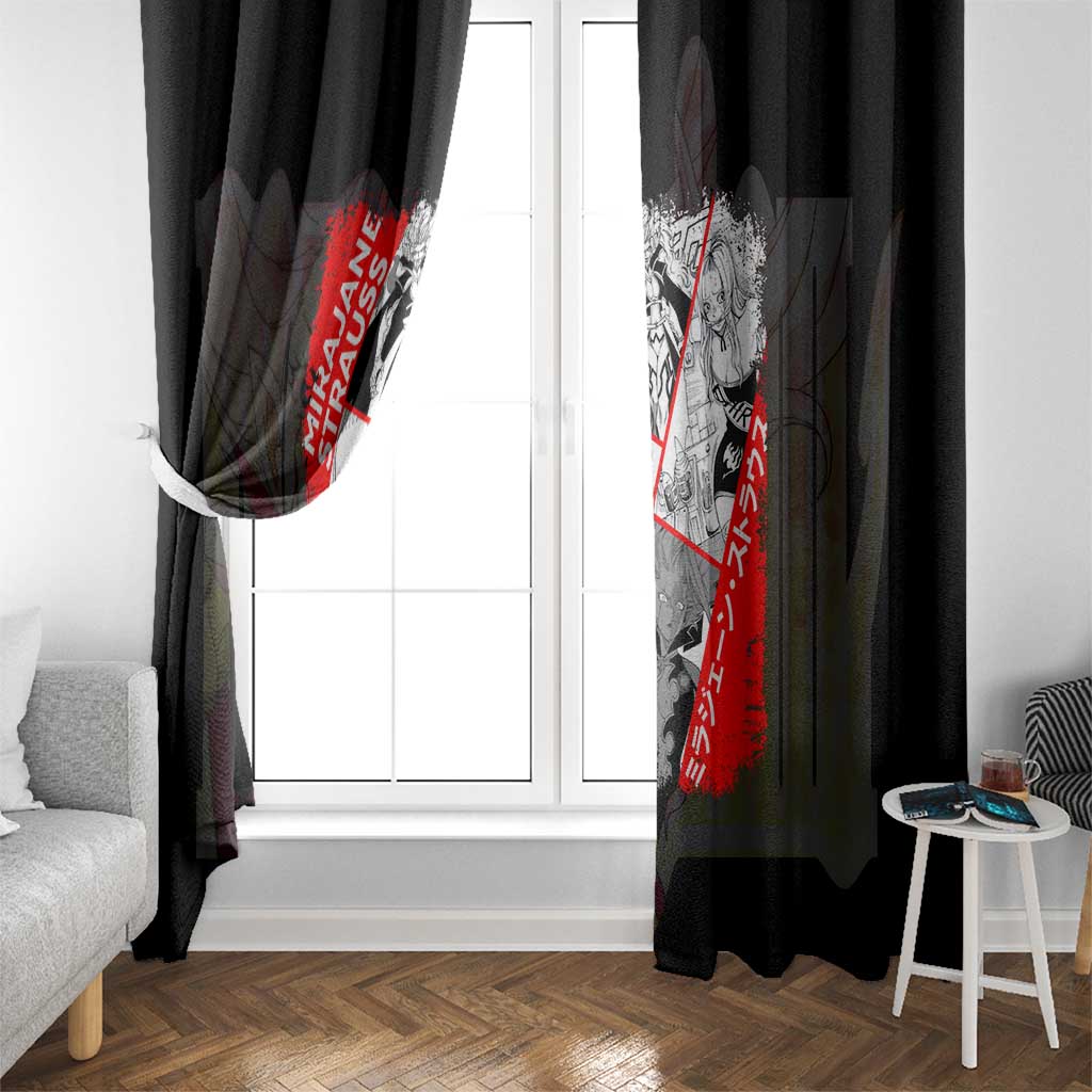 Mirajane Strauss - Fairy Tail Window Curtain Anime Style